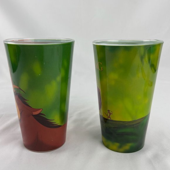 Vintage Disney LION KING 16 oz Cup 90s Lot Simba Timon Pumba - Picture 2 of 10